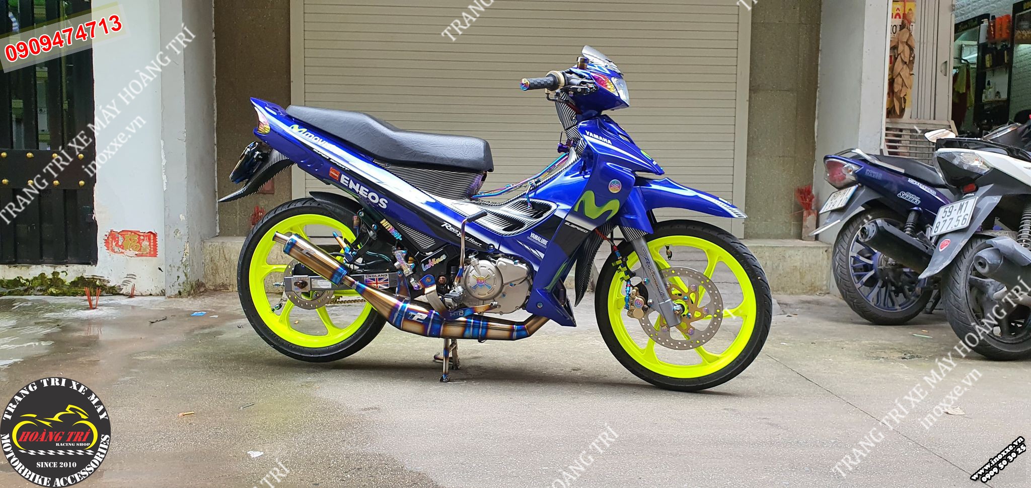Yamaha Z 125cc độ kiểng theo phong cách đường phố Titanium